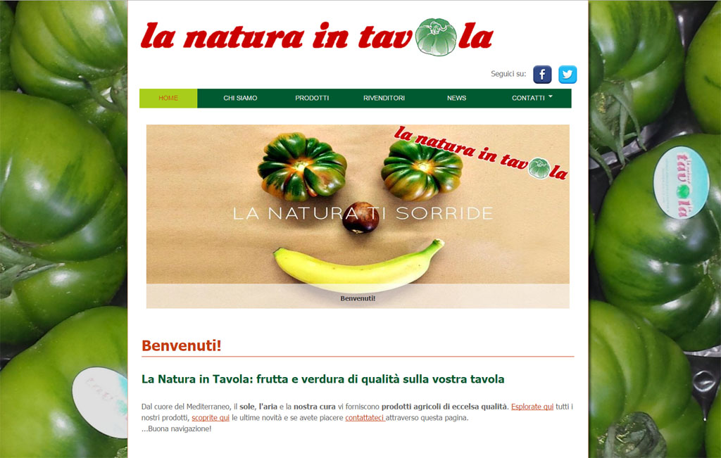 nuovo sito natura in tavola